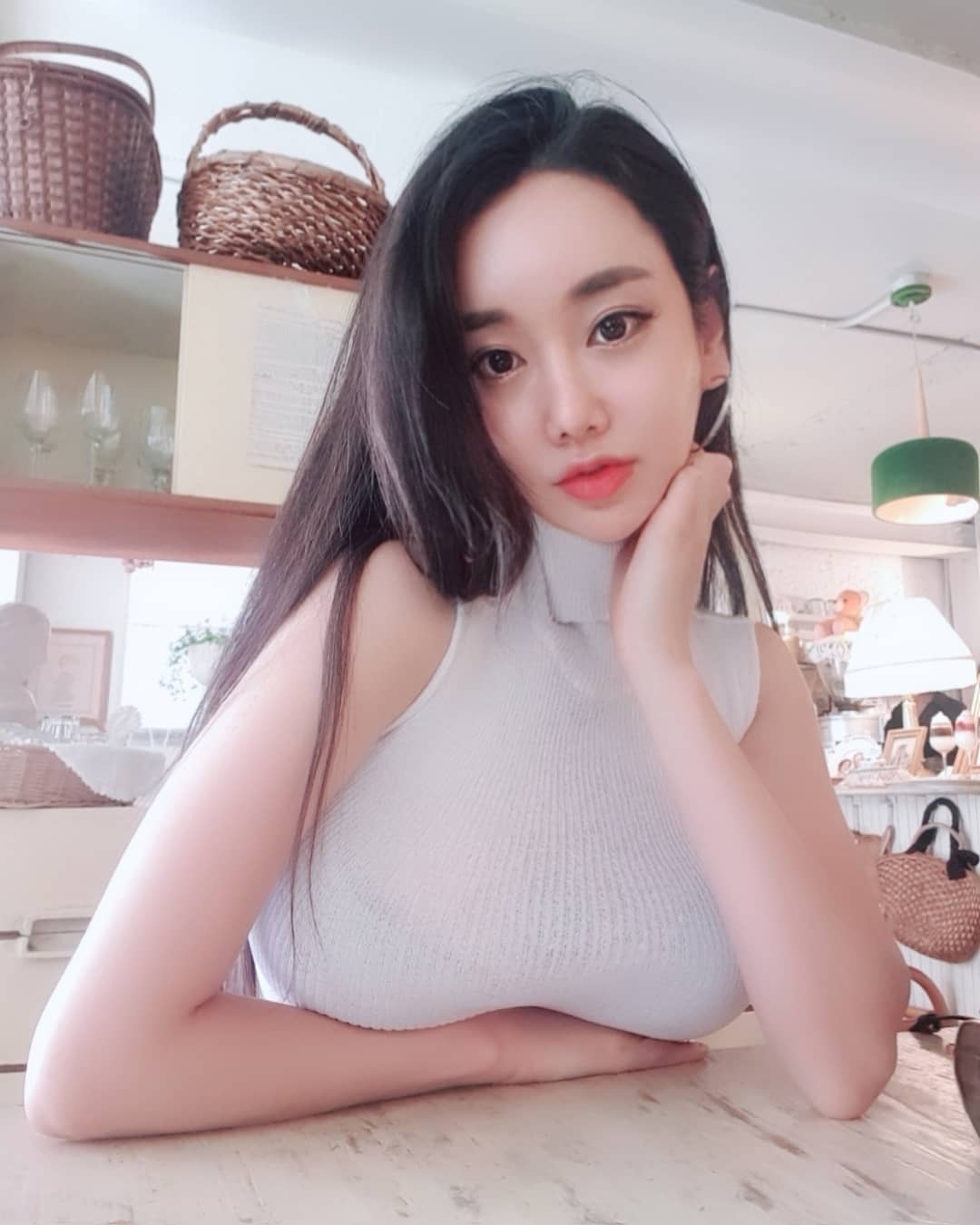 Korean Sweety Girl Candy.Seul Huge Boobs and Tits Pictures