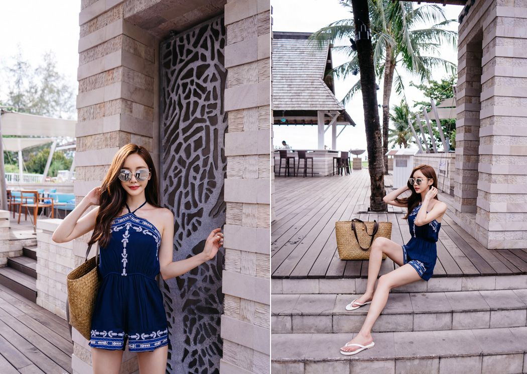 Son Yoon Joo 2017 Phuket Island Skirt Picture Series 1