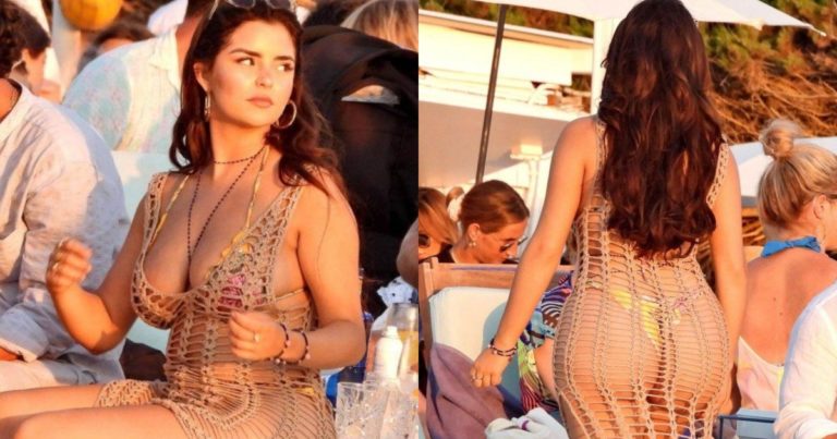 Demi Rose Flaunts Her Sexy Figure In Spain