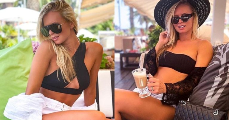 Hot and sexy Nadia Bychkova flaunts her charming figure in bikini in Croatian Getaway