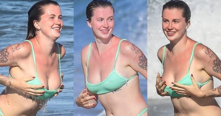 Ireland Balwin stuns the fans in lime green bikini as she spends time with beau Corey Harper