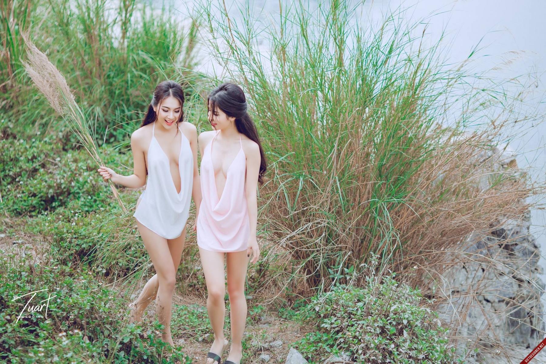 Vietnam Sexy Sisters Lakeside To Rescue Drowning Teenagers